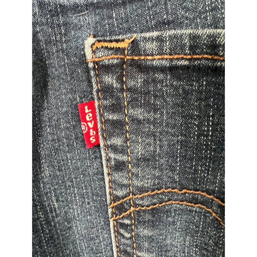 Levis Womens Distressed perfectly slimming  Jeans sz 30 bootcut Wash Denim 512 - Picture 12 of 14